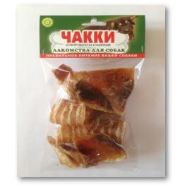 Лакомство Чакки Микс (хрящ+трахея) говяжьи для собак, 100г