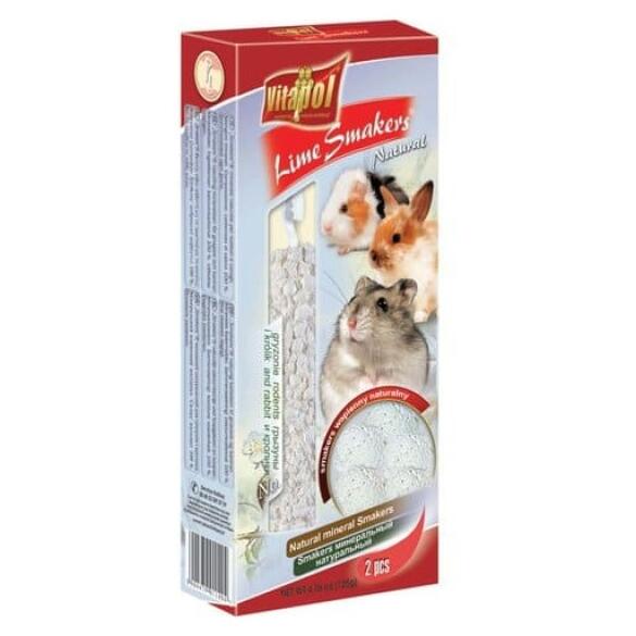 Минеральные палочки Vitapol Lime Smakers для грызунов и кроликов, 2шт 135гр