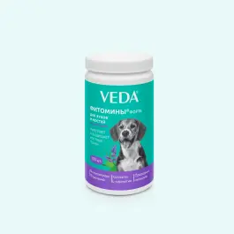 Фитомины Veda Форте для зубов и костей собакам, 100гр