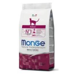 0,4кг Корм Monge Cat Indoor для домашних кошек с Курицей