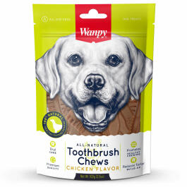 100гр Лакомство WANPY для собак "Зубные щетки со вкусом курицы"