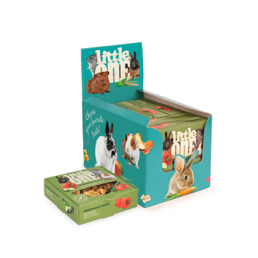 55гр Лакомство-игрушка Little One Пицца с овощами, для всех видов грызунов