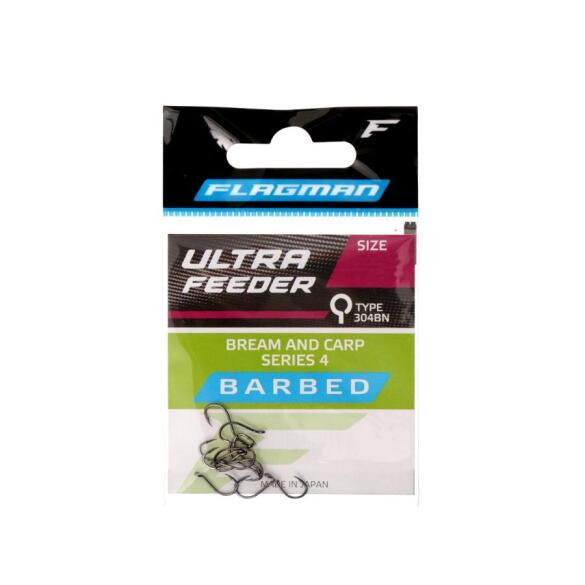 Крючки FLAGMAN Ultra Feeder Bream and Carp series 4 #10 12шт