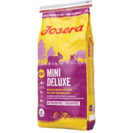 10кг Корм Josera MiniDeluxe (Adult Mini/Sensitive 25/17) беззерновой для взрослых собак мелких пород, с Ягнёнком, овощами, фруктами и травами