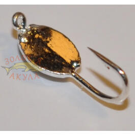 Мормышка вольфрамовая с ушком Клоп"" 3,0мм, серебро, 0,27гр