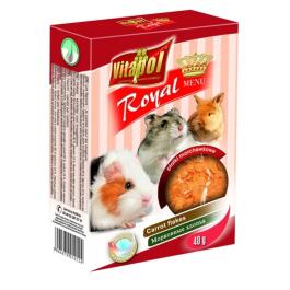 40гр Лакомство Vitapol Carrot Flakes Морковные хлопья для грызунов