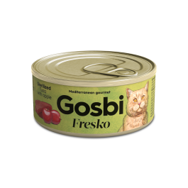 70гр Консервы Gosbi Fresko Sterilized для стерилизованных кошек, Тунец с яблоком