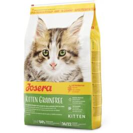 2кг Корм Josera Kitten Grainfree (Kitten 36/22) беззерновой для котят до 12 месяцев, беременных и кормящих кошек с домашней Птицей