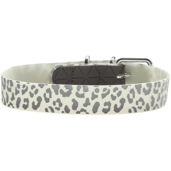 Ошейник HUNTER Collar Convenience Refl Glow для собак 50/M, Леопард