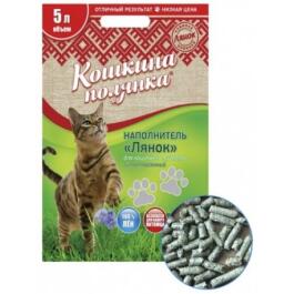 Наполнитель для клеток Кошкина Полянка "Лянок" впитывающий, 5л