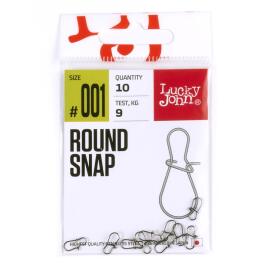 Застежка Lucky John Round Snap №001 10шт