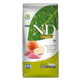 1,5кг Корм Farmina N&D Prime Cat Boar & Apple Adult беззерновой для взрослых кошек с Диким кабаном и яблоком