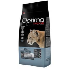 8кг Корм Optima Nova Cat Adult для взрослых кошек, Кролик с картофелем