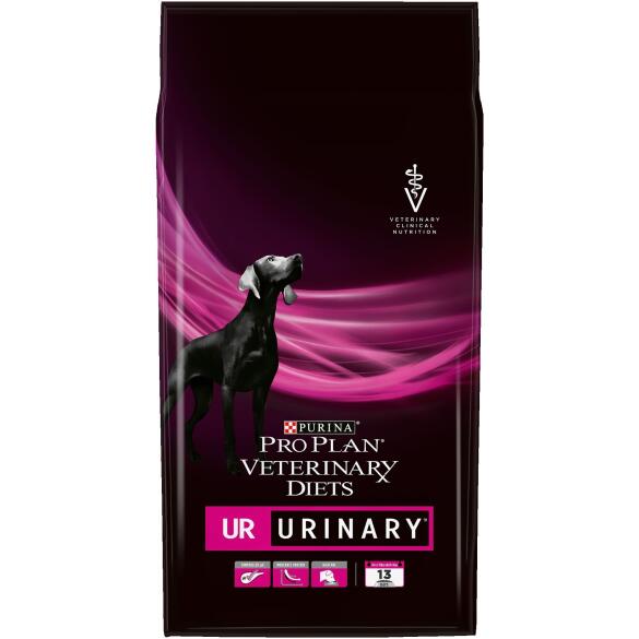 1,5кг Корм PRO PLAN Veterinary Diets UR Urinary для взрослых собак для растворения струвитных камней
