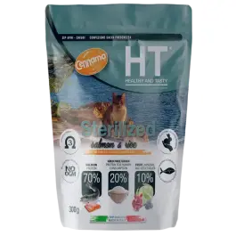 0,3кг Корм Cennamo HTC Sterilized SALMON/RICE для стерилизованных кошек с Лососем и Рисом