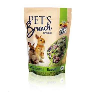 400гр  Корм PET'S Brunch сухой для грызунов "Рацион для кроликов"