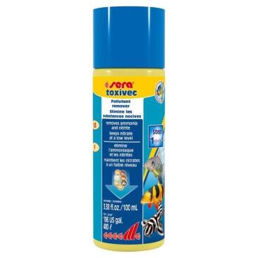 SERA Toxivec 100 ml, для удаления хлора, нитратов и аммиака