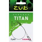 Поводки ZUB Titan Mono 2,7кг/ 15см (упак. 2 шт)