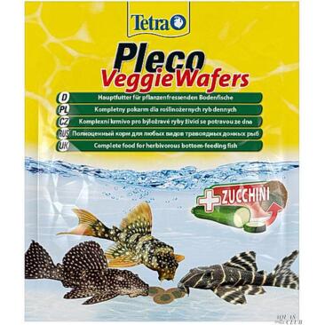 15гр Корм TETRA Pleco Veggie Wafers Чипсы для любых видов трявоядных рыб