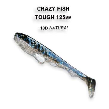 Резина Crazy Fish Tough 2,8'' 10d, Кальмар, 5шт