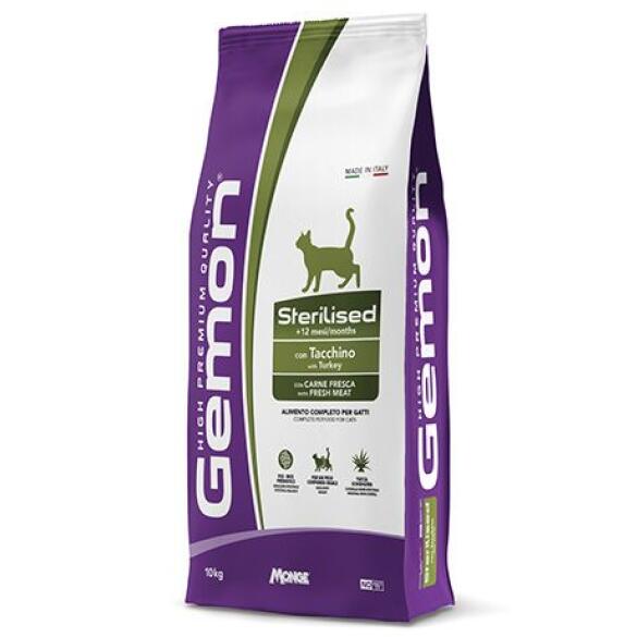 Корм в развес Gemon Cat Sterilized Adult для стерилизованных кошек с Индейкой, 1кг