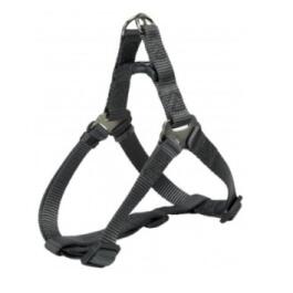 Шлея TRIXIE для собак Premium Harness L 65-80см/25мм графит
