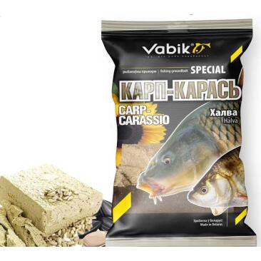 Прикормка Vabik SPECIAL Карп-Карась Халва черный 1кг