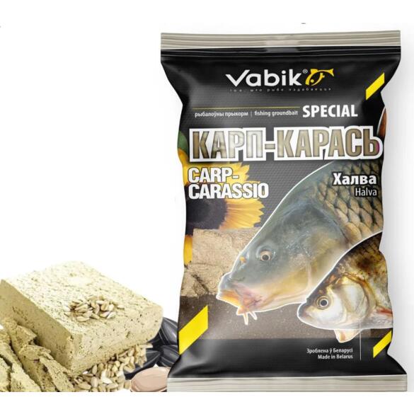 Прикормка Vabik SPECIAL Карп-Карась Халва черный 1кг