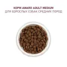 2кг Корм Award для взрослых собак средних пород с Индейкой и Курицей с добавлением моркови и черной смородины