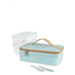 Ланч-сумка Арктика с контейнером и приборами 2л, 020-2000-2-BL Голубая