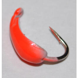 Мормышка вольфрамовая с ушком ""Кобра"" 3,0мм, красная, 0,35гр