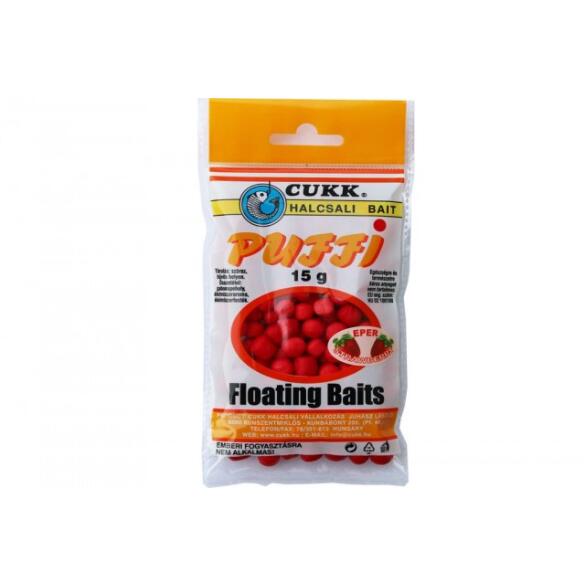 Плавающая насадка CUKK Puffi Small 6-10мм 15г Клубника цв. Красный