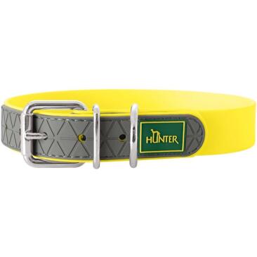 Ошейник HUNTER Collar Convenience 45/S-M, Неоновый желтый