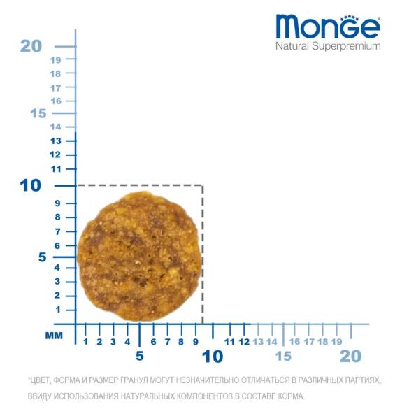 0,4кг Корм Monge Cat Monoprotein Sterilized Trout Монопротеиновый для стерилизованных кошек с Форелью
