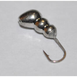 Мормышка вольфрамовая с отверстием "Муравей длинный" 3,0мм, никель, 0,50гр