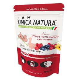 Печенье Unica Natura Mono 300гр для собак оленина ягода