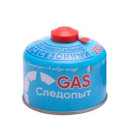 Баллон газовый 230гр "Следопыт" для портативных приборов (Всесезонный)
