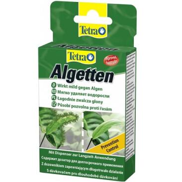 Tetra Algetten для мягкого удаления всех типов водорослей, 12таб