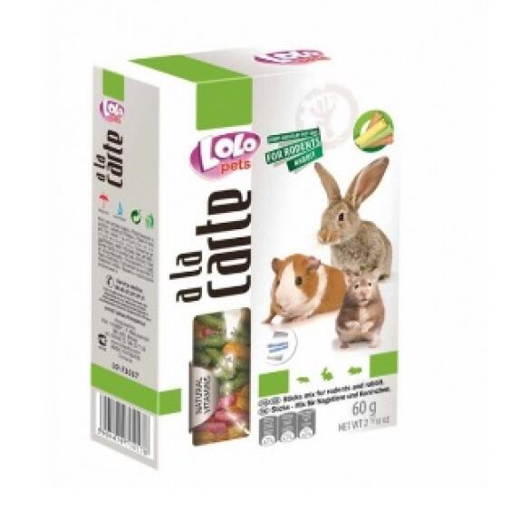 60гр Лакомство палочки Lolo Pets  Mix для грызунов