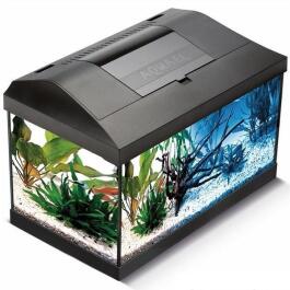 Аквариум AQUAEL SET LEDDY 40 Day&Night, 25л, 40*25*25см черный (фильтр и нагреватель в комплекте)