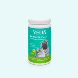 Фитомины Veda Форте противоаллергические кошкам и собак, 100гр