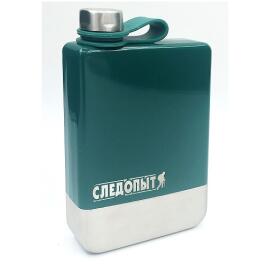 Фляжка СЛЕДОПЫТ Green Edition - Traveller зеленая, 240мл