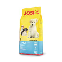 18кг Корм JosiDog Junior (Junior 25/13) для щенков и молодых собак всех пород с Птицей и Кукурузой