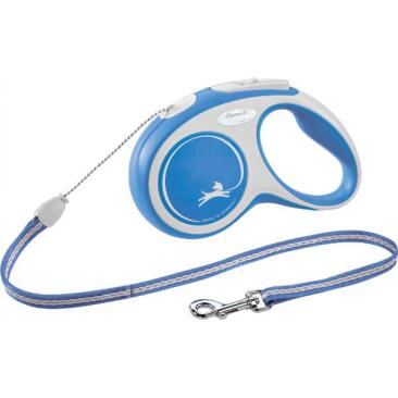 Рулетка FLEXI New Comfort М 20кг 5м трос, синий