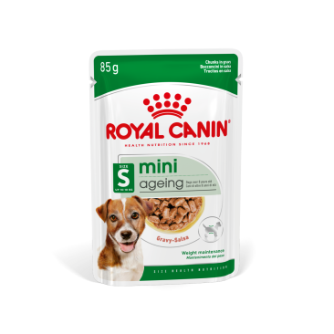 85гр Влажный корм ROYAL CANIN Mini Ageing для взрослых собак мелких пород старше 8 лет, в соусе (пауч)