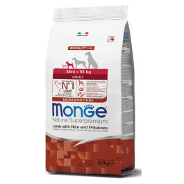 Корм в развес Monge Dog Monoprotein Mini Adult Lamb/Rice для взрослых собак мелких пород c Ягненком и рисом, 1кг