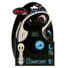 Рулетка FLEXI New Comfort L 60кг 5м шлея, черный