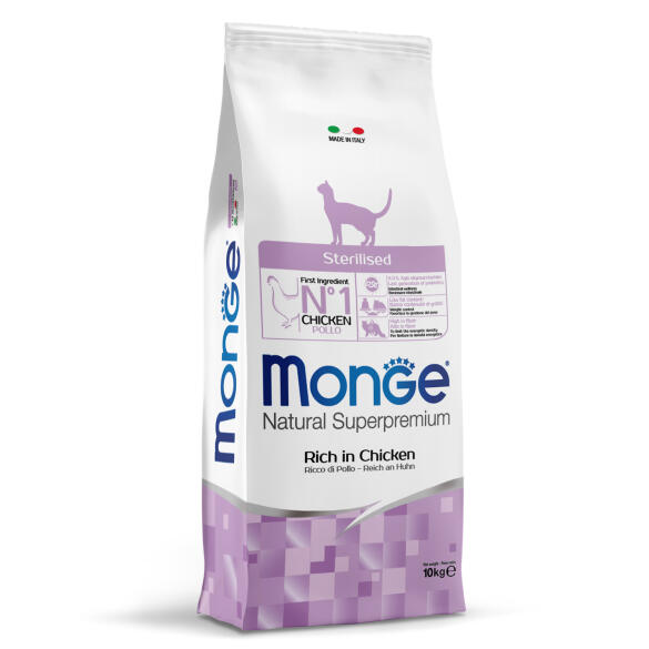 Корм в развес Monge Cat Sterilized для стерилизованных кошек с Курицей, 1кг