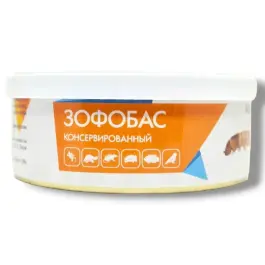 40гр Корм AQUAMENU Зофобас консервированный