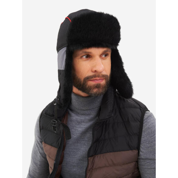 Шапка-ушанка HUNTSMAN Siberia р.56-58 Хаки/Черный/Норка